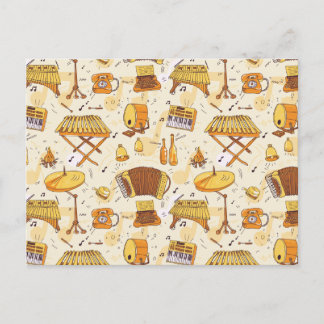 音楽 ポストカード