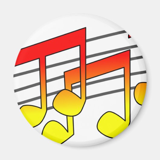 音楽 マグネット (正面)