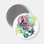 音楽 マグネット (正面/裏面)