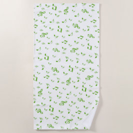 音楽,ミュージカル,ノート,メロディー,ブラック,サウンド,クレフ、 音符記号, ビーチタオル