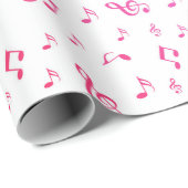 音楽,ミュージカル,ノート,メロディー,ブラック,サウンド,クレフ、 音符記号, ラッピングペーパー (ロールコーナー)