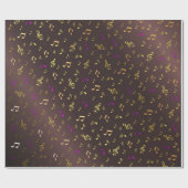 音楽，ミュージカル，ノート，メロディー，ブラック，サウンド，クレフ、 音符記号, ラッピングペーパー (フラット)