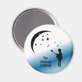 音楽...ユニバーサル言語 マグネット (正面/裏面)