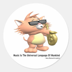 音楽 – ユニバーサル言語 ラウンドシール