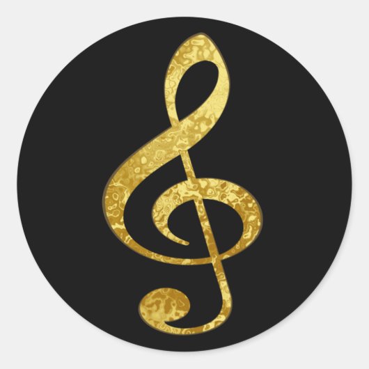 音楽 ラウンドシール (正面)
