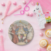 音楽 – ラウンド紙プレート ペーパープレート (パーティー)