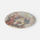 音楽 – ラウンド紙プレート ペーパープレート (アングル)