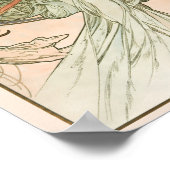 音楽、レアーツ(1898)アルフォンスミュシャ ポスター (角)