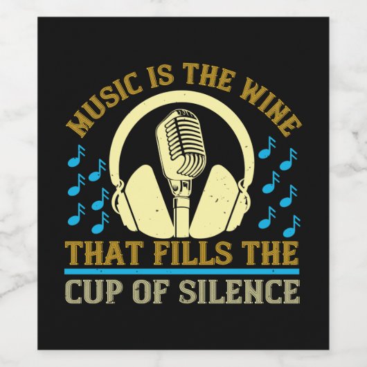 音楽 –  ワインラベル (シングルラベル)