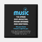 音楽：他の非中毒性、気分を変える… マグネット (正面)