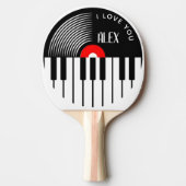 音楽 卓球ラケット (正面)