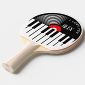 音楽 卓球ラケット (正面アングル)