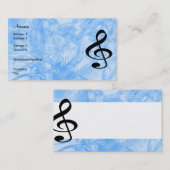 音楽 名刺 (正面/裏面)