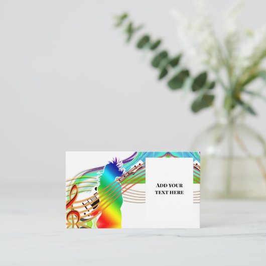 音楽 名刺 (スタンド正面)