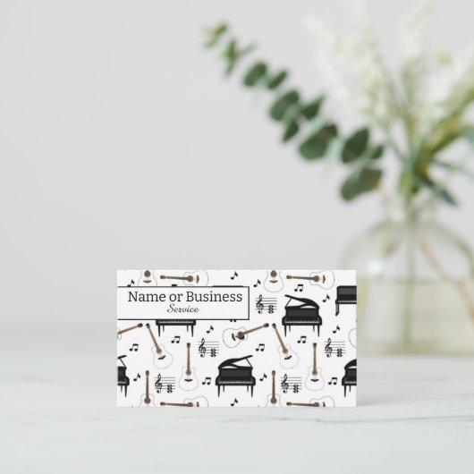 音楽 名刺 (スタンド正面)