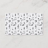 音楽 名刺 (裏面)