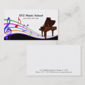 音楽 名刺 (正面/裏面)