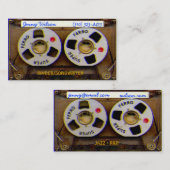 音楽 名刺 (正面/裏面)