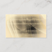 音楽 名刺 (裏面)