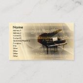 音楽 名刺 (正面)