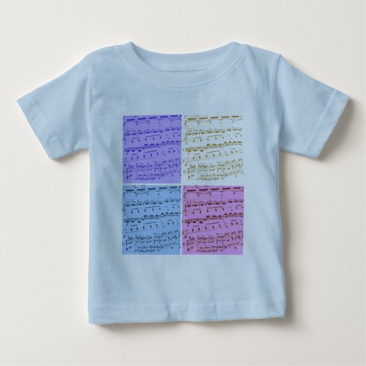 音楽/専攻の学生/先生 ベビーTシャツ (正面)