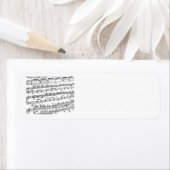 音楽/専攻の学生/先生 ラベル (インサイチュ)