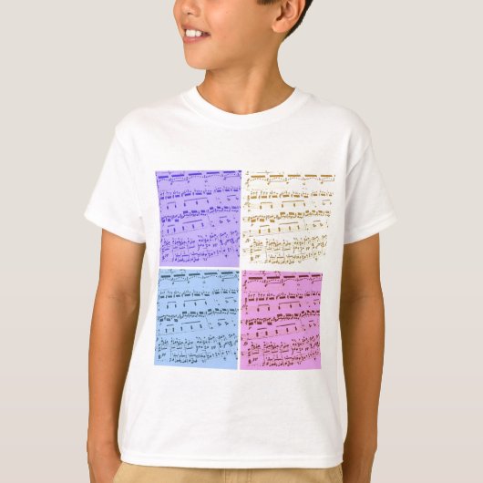 音楽/専攻の学生/先生 Tシャツ (正面)