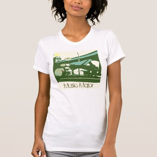 音楽/専攻の学生 Tシャツ (正面)