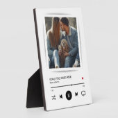 音楽 曲 アーティスト カップル 写真 フォトプラーク (側面)