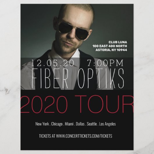 音楽、本、ツアー、バンド、作家チラシ チラシ (正面)