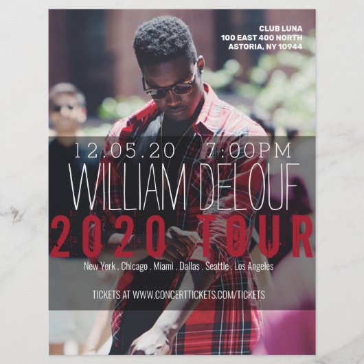 音楽，本，ツアー，バンド，作家フライヤー チラシ (正面)