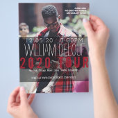 音楽，本，ツアー，バンド，作家フライヤー チラシ (手)