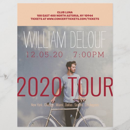 音楽，本，ツアー，バンド，作家フライヤー チラシ (正面)