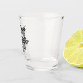 音楽、楽器、恋人 ショットグラス (右)