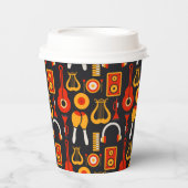 音楽 楽器 芸術 紙コップ (正面)