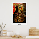 音楽・詩・サラスワティ ポスター (キッチン)