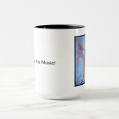 音楽"電子マッシュ"のコーヒー・マグ マグカップ (中央)