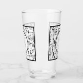 音楽、音楽ノート タンブラーグラス (左)