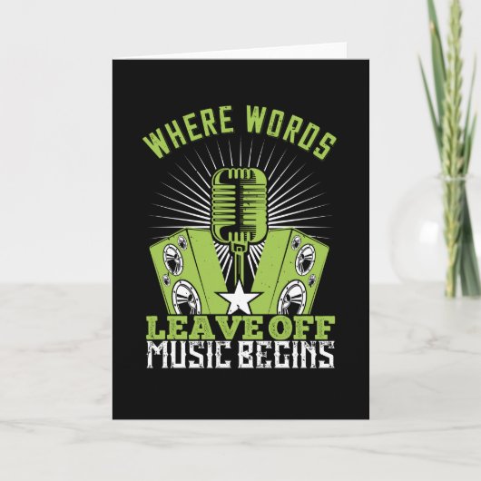 音楽 – 音楽離れの始まる場所 カード (正面)