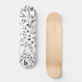 音楽、音符 スケートボード (正面)