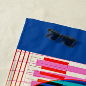 音楽、音、喜び ビーチタオル (インサイチュ)