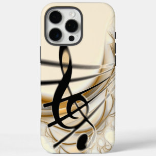 音楽 – 高音クレフ、 音符記号 iPhone 16 PRO MAXケース