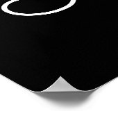 音楽：黒 ポスター (角)