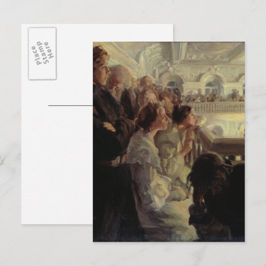 音楽， 1902-03 ポストカード (正面/裏面)