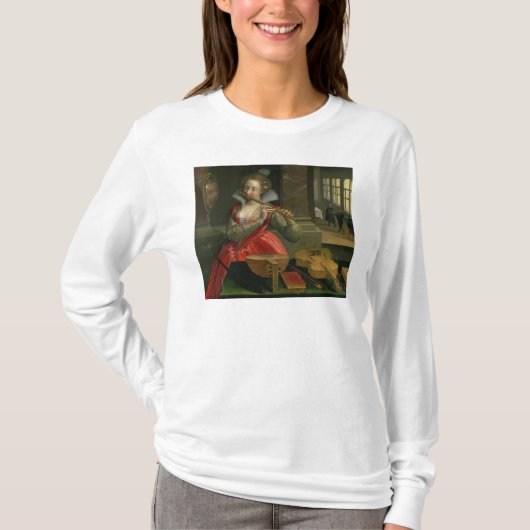 音楽、c.1600のアレゴリー tシャツ (正面)