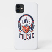 音楽  Case-Mate iPhoneケース (裏面)