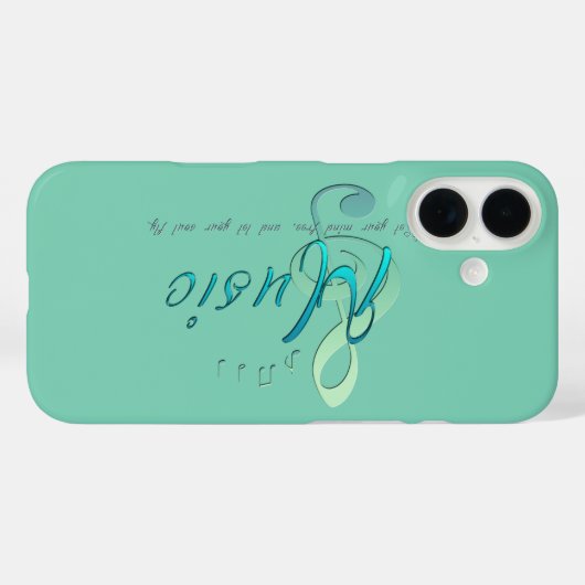 音楽 Case-Mate iPhoneケース (裏面 (横))