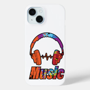 音楽 iPhone 15ケース