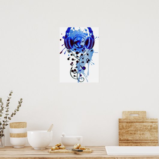 音楽(_D) ポスター (キッチン)