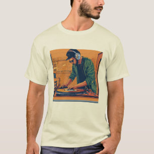 音楽、DJ、歌、Tシャツ Tシャツ